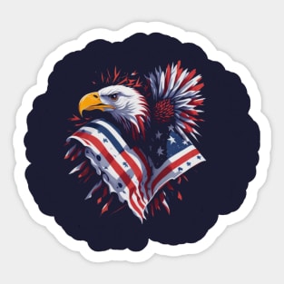 4th of july celebration Sticker